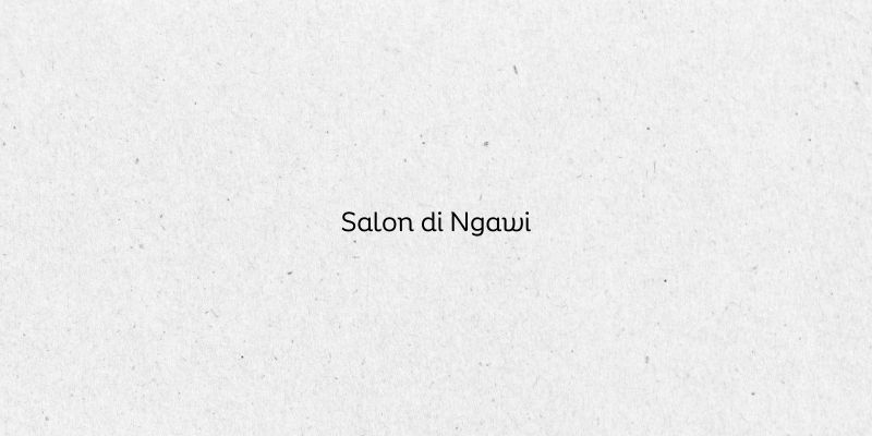 Salon di Ngawi