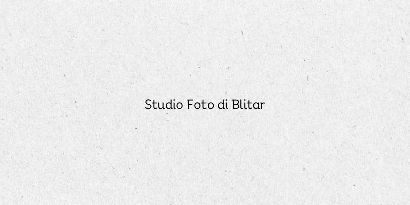 Studio Foto di Blitar