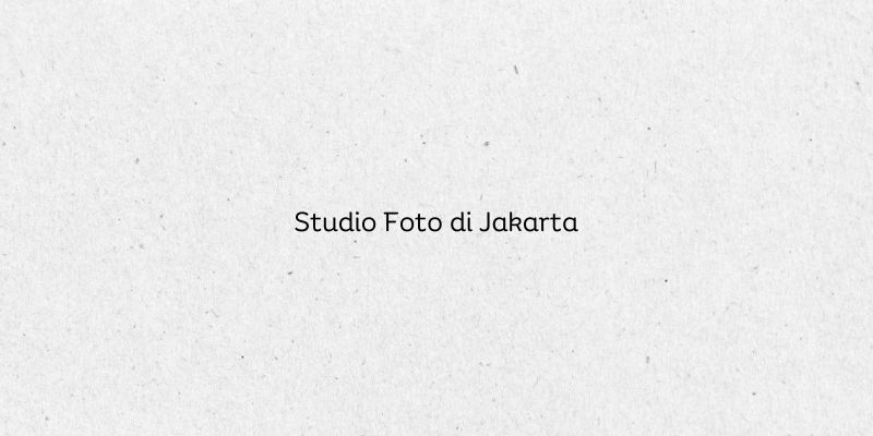 Studio Foto di Jakarta