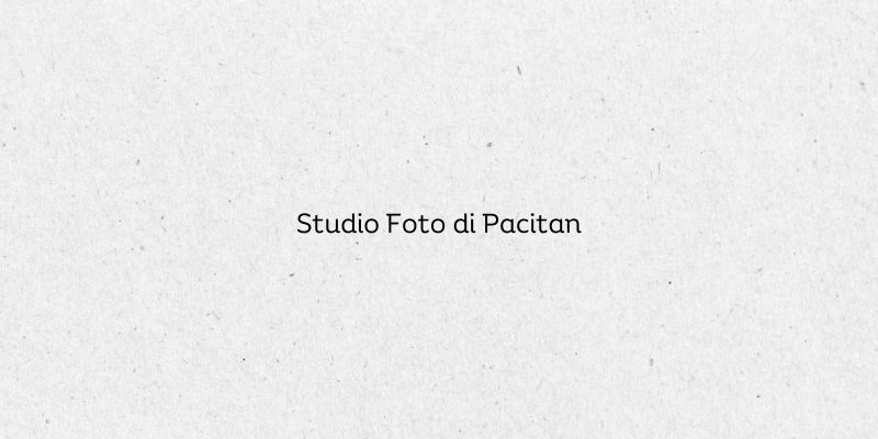 Studio Foto di Pacitan