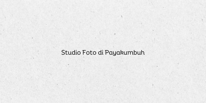 Studio Foto di Payakumbuh