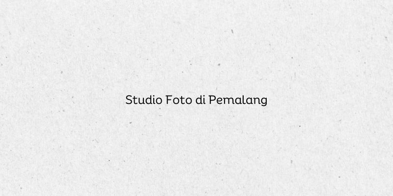 Studio Foto di Pemalang
