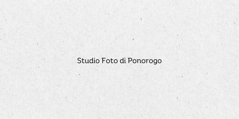 Studio Foto di Ponorogo